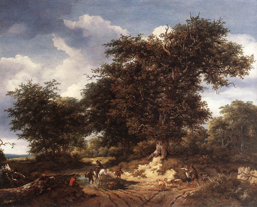 Jacob van Ruysdael
The Great Oak
1652
oil on canvas
42 x 36 inches
Los Angeles County Museum of Art