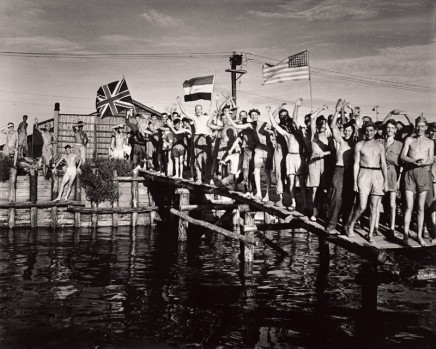 John Swope
Near Tokyo, Omori POW Camp, Allied POWS Greeting Their Liberators
August 29, 1945
photograph