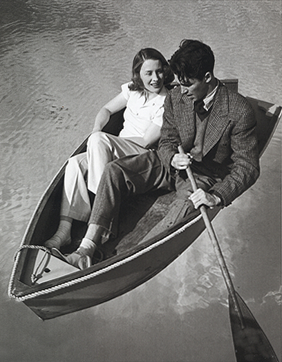 John Swope
Norma Shearer and Jimmy Stewart in boat
photograph
1938